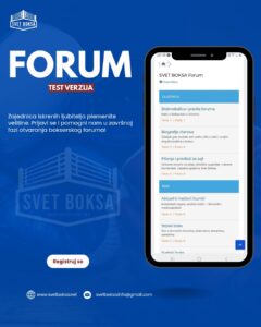 Forum Svet Boksa je otvoren — učestvuj u njegovom razvoju!